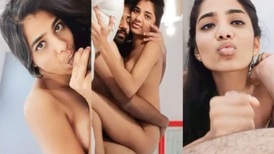 extremely hot girl getting her tight pussy pounded hard by her lucky lover