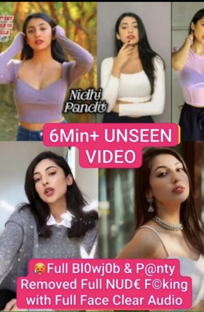 Viral Nidhi Pandit Leaked Nude Sex Tape Blowjob and Fucking