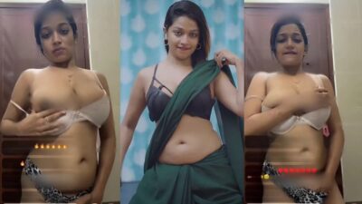 Tamil actress Lavanya Manickam leaked video showing huge boobs